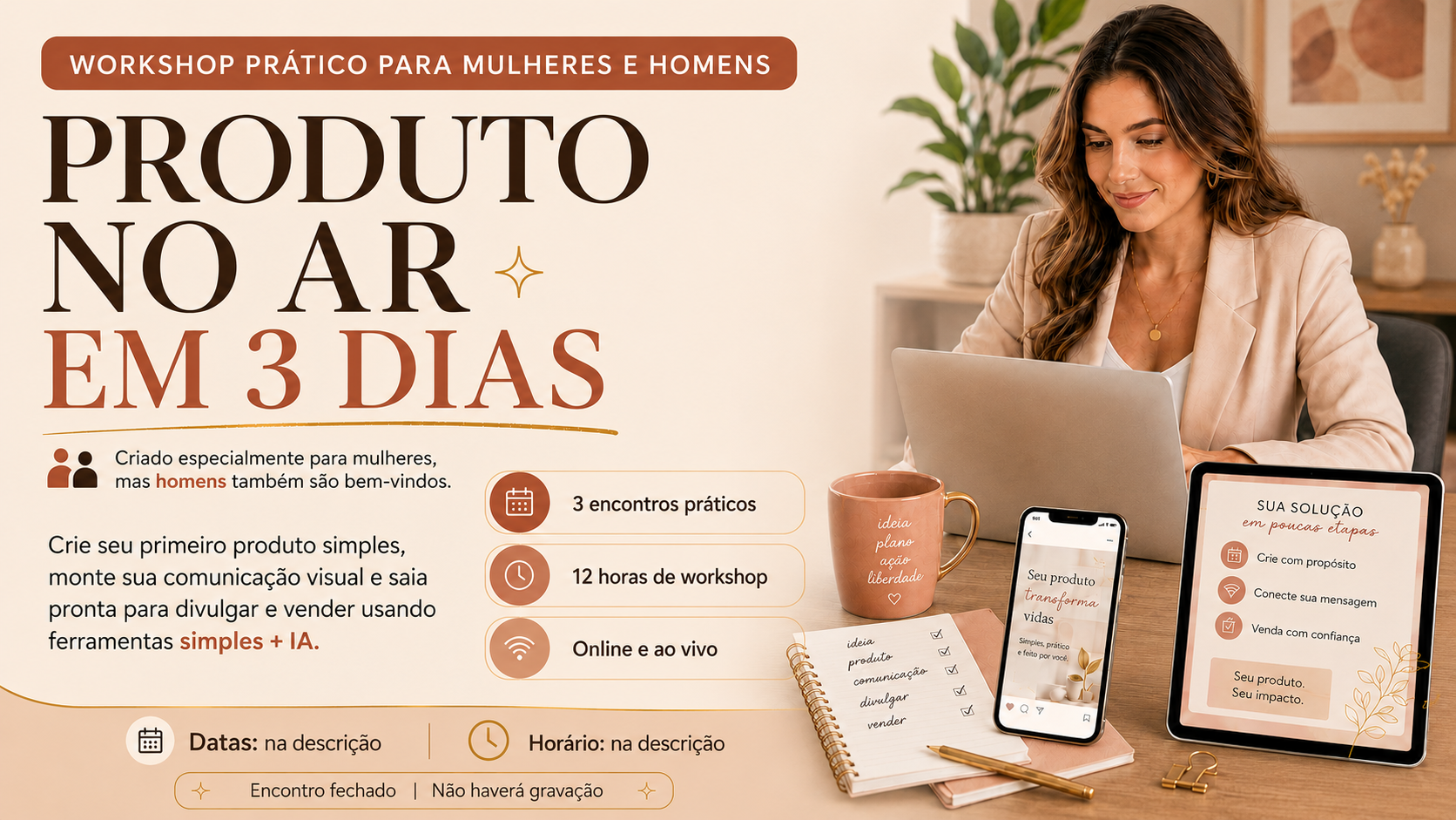 Produto no Ar em 3 Dias — Workshop
